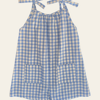 Betsy Playsuit - Bluebell Check