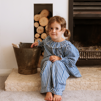 Harriet Trouser - Cornflower Gingham