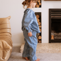 Harriet Trouser - Cornflower Gingham