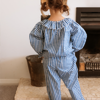 Harriet Trouser - Cornflower Gingham