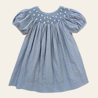 Celeste Dress - Baby Blue Gingham