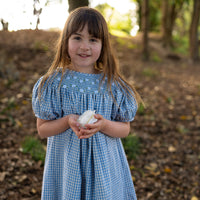 Celeste Dress - Baby Blue Gingham