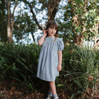 Celeste Dress - Baby Blue Gingham
