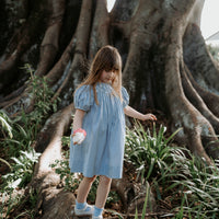Celeste Dress - Baby Blue Gingham