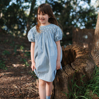Celeste Dress - Baby Blue Gingham