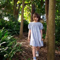 Celeste Dress - Baby Blue Gingham