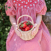 Celeste Dress - Strawberry Gingham