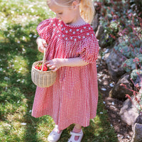 Celeste Dress - Strawberry Gingham