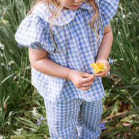 Rudy Blouse - Bluebell Check