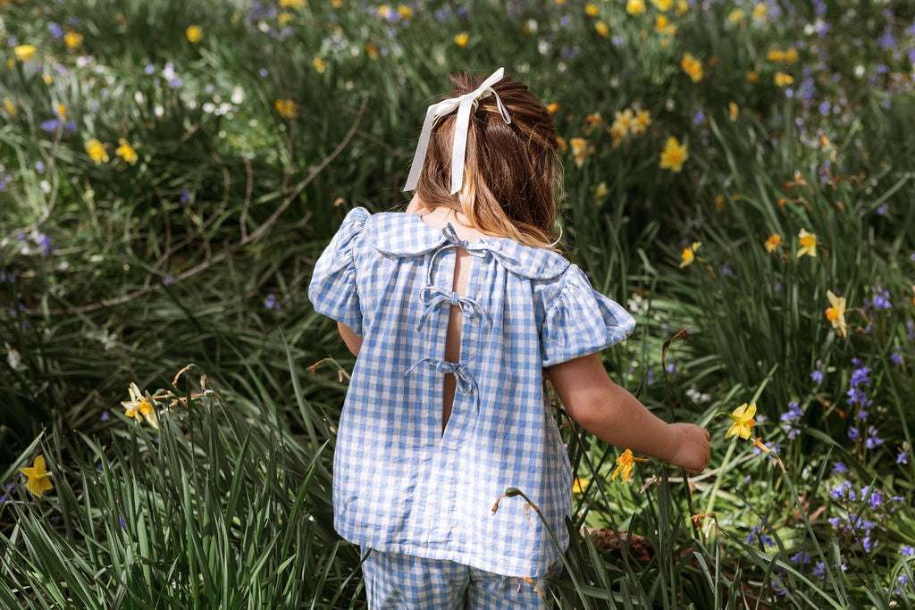 Rudy Blouse - Bluebell Check