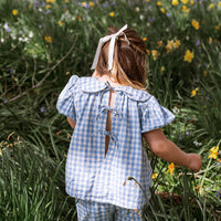 Rudy Blouse - Bluebell Check