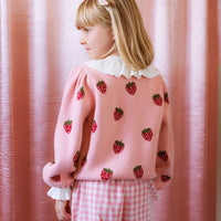 Strawberry Penelope Cardigan