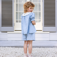 Pippa Blouse - Bluebell Linen