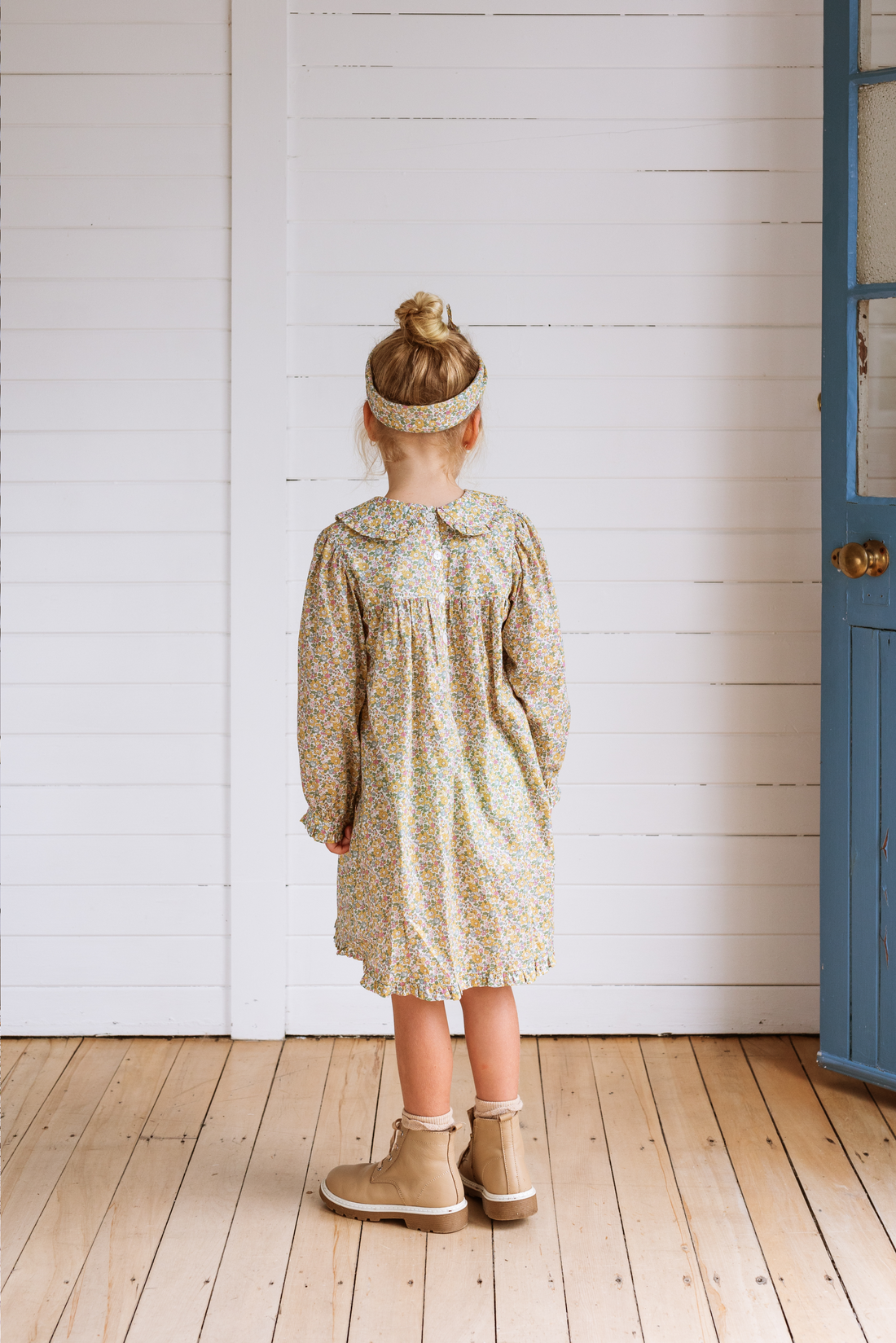 Aubrey Dress in Liberty 'Betsy Ann' Print - Last One Size 9