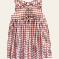 Colette Dress - Folk Check - Last One Size 10