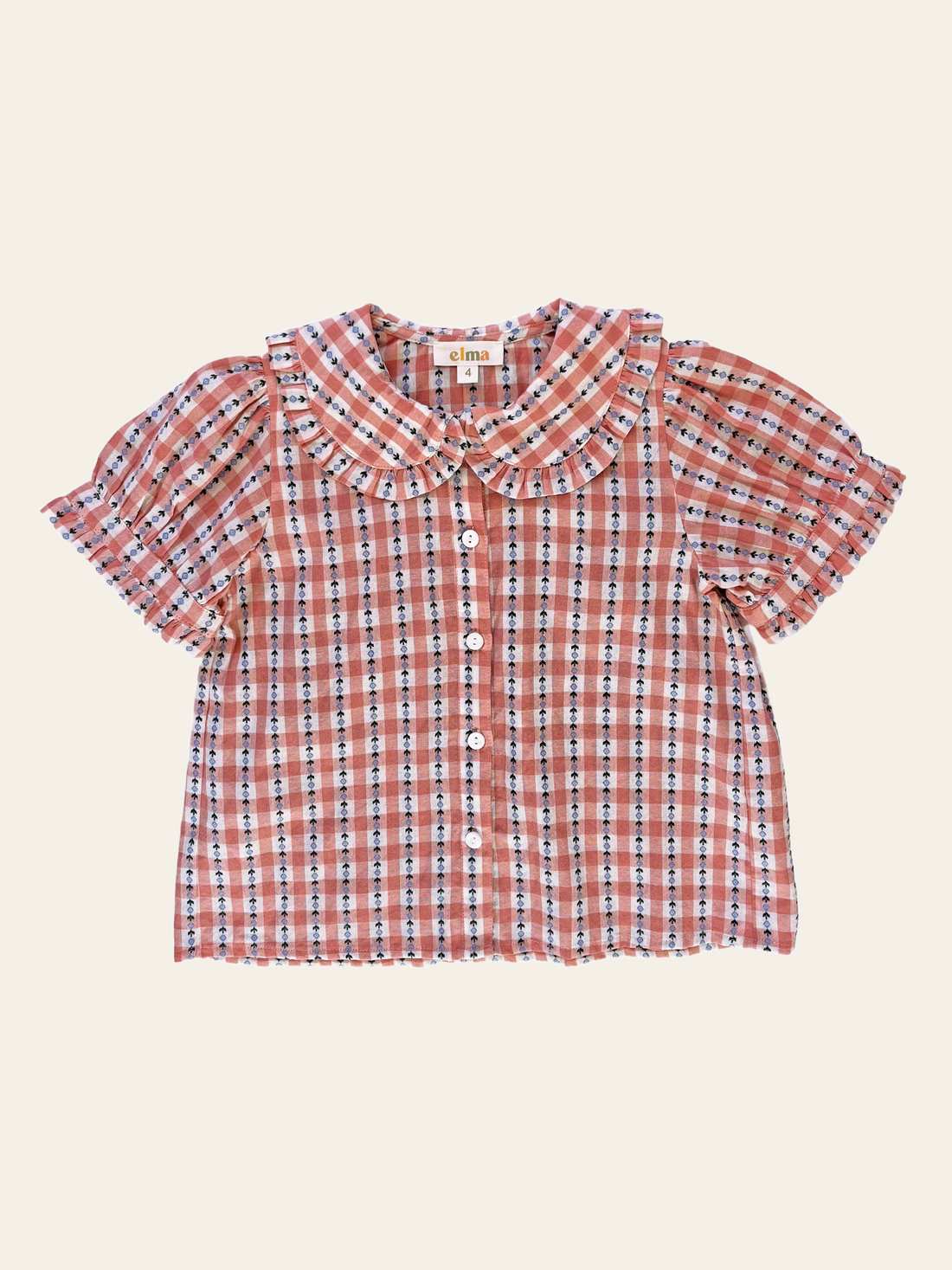 Dune Blouse - Folk Check