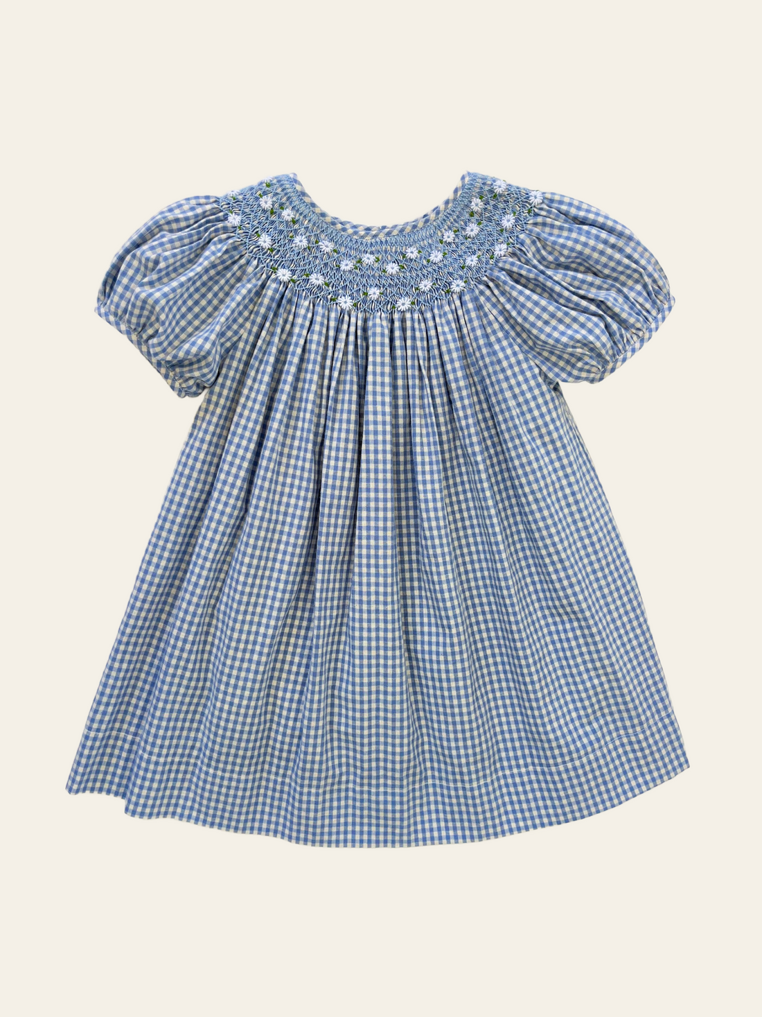 Celeste Dress - Baby Blue Gingham