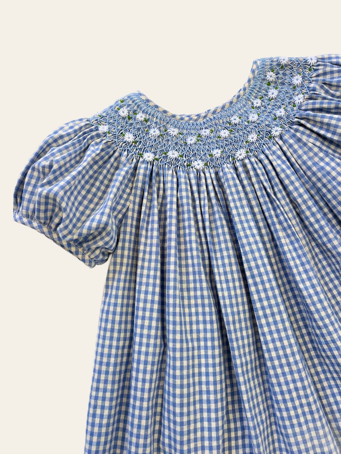 Celeste Dress - Baby Blue Gingham