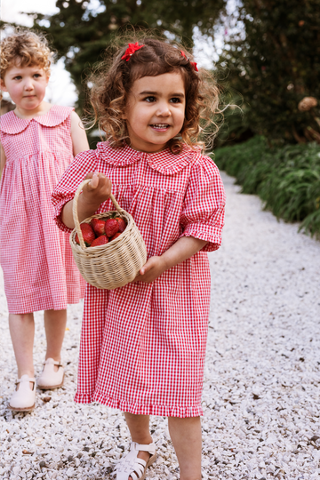 Bonnie Dress - Cherry Gingham