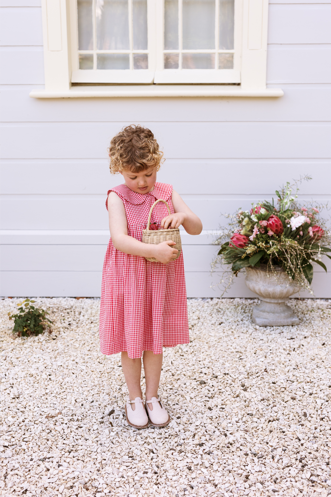 Colette Dress - Cherry Gingham