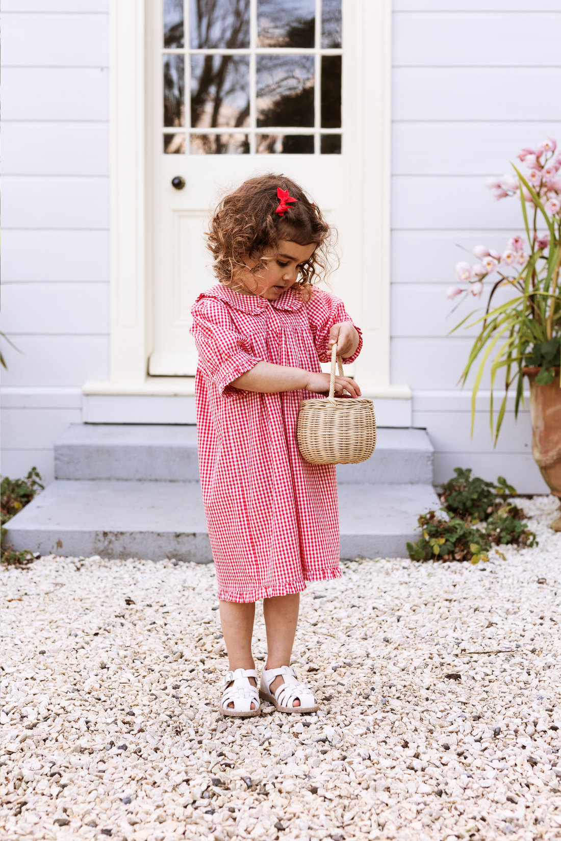 Bonnie Dress - Cherry Gingham