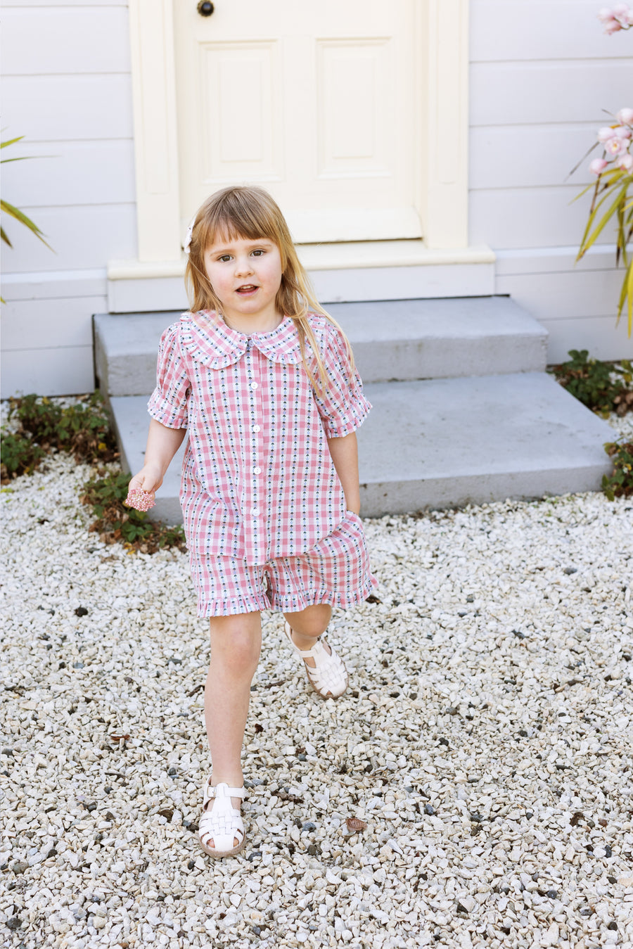 Dune Blouse - Folk Check