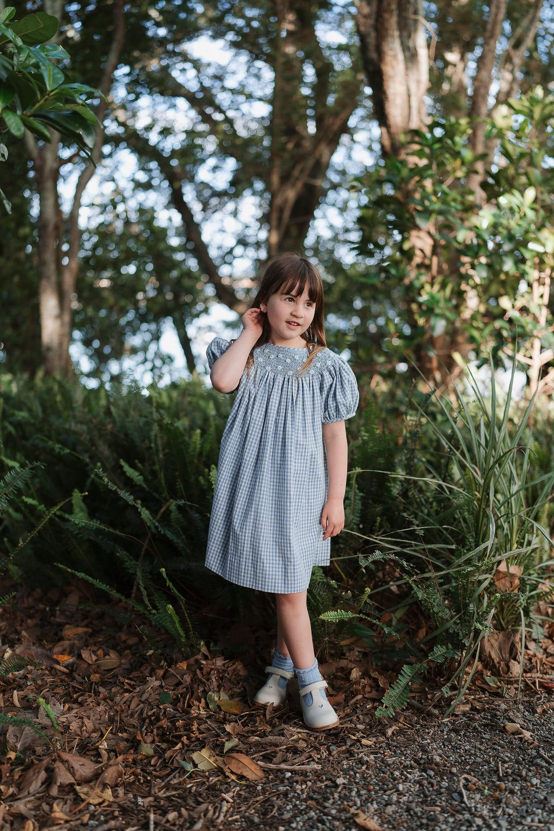 Celeste Dress - Baby Blue Gingham Elma Celeste Dress - Baby Blue Gingham Elma