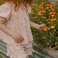 Delphi Blouse in Sweet Pea Gingham