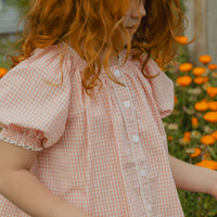 Delphi Blouse in Sweet Pea Gingham