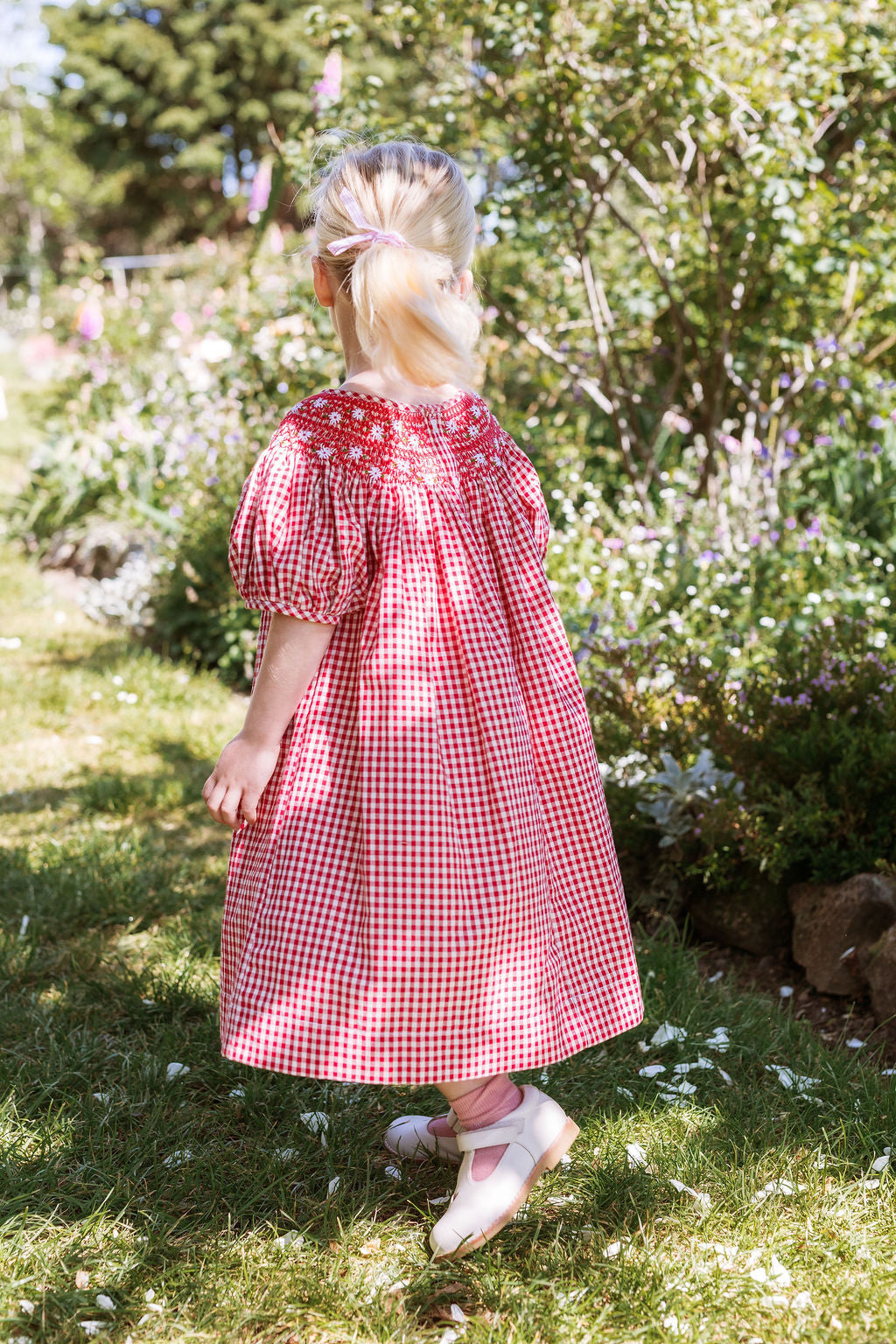 Celeste Dress - Strawberry Gingham