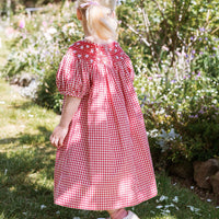Celeste Dress - Strawberry Gingham