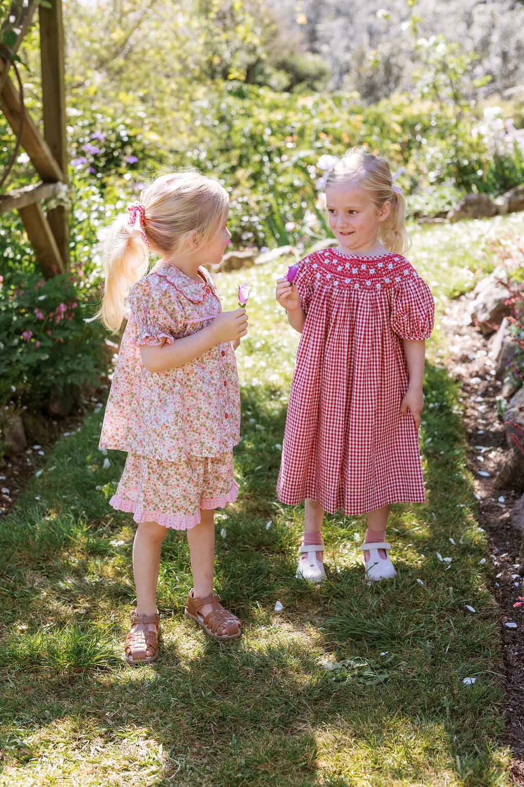 Celeste Dress - Strawberry Gingham