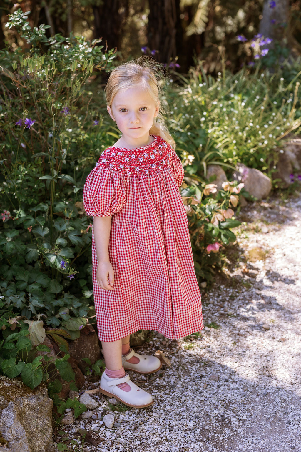 Celeste Dress - Strawberry Gingham