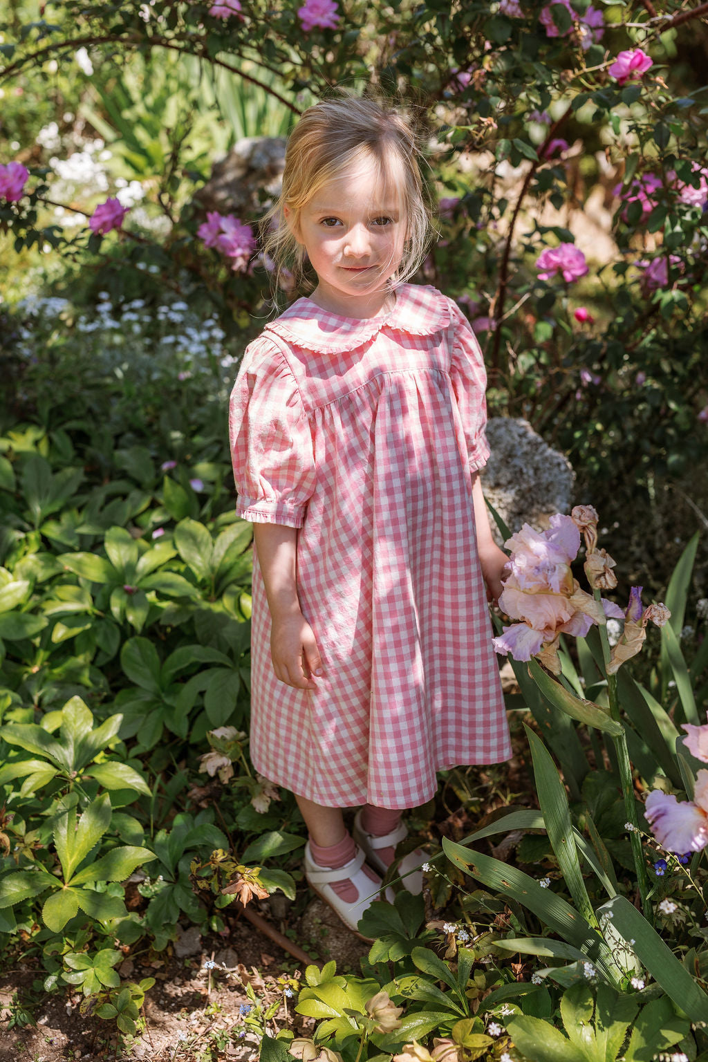 Birdie Dress - Posy Check