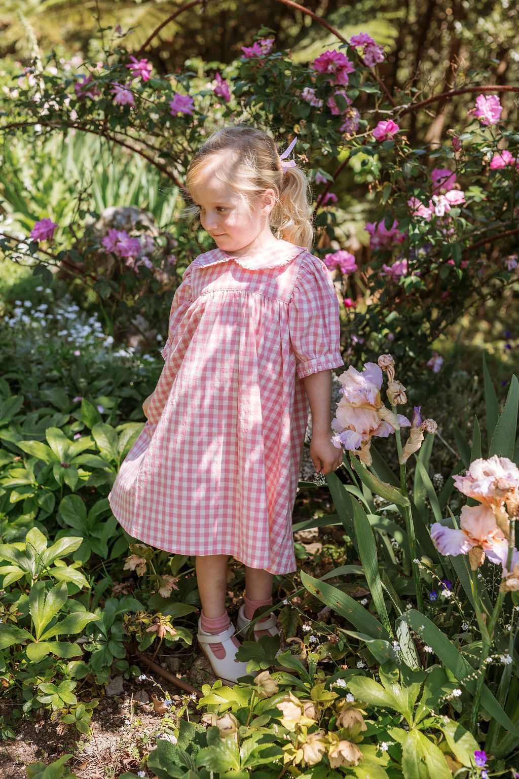 Birdie Dress - Posy Check