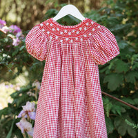 Celeste Dress - Strawberry Gingham