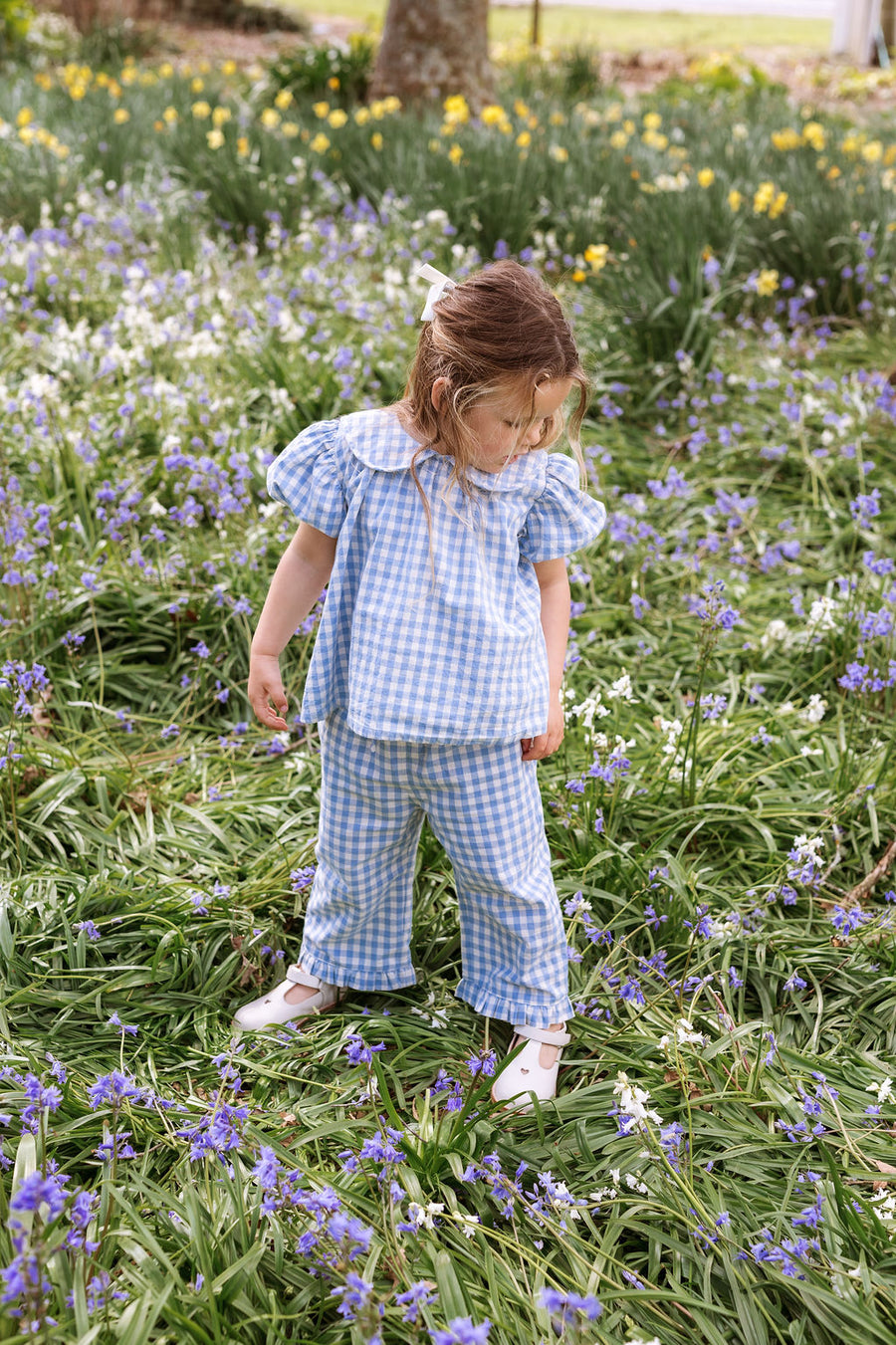 Rudy Blouse - Bluebell Check