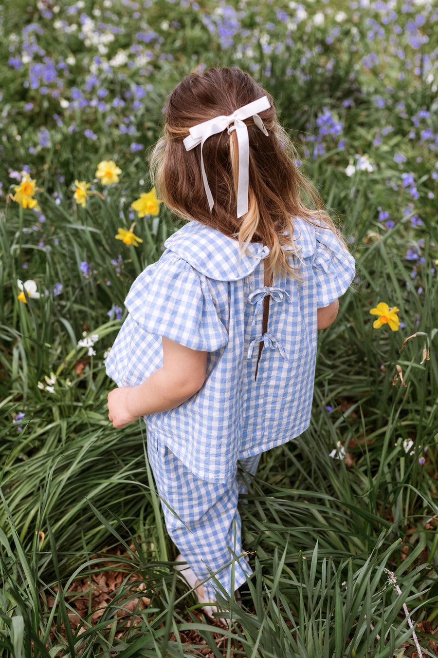 Rudy Blouse - Bluebell Check