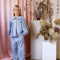 Tillie Pants - Bluebell Check