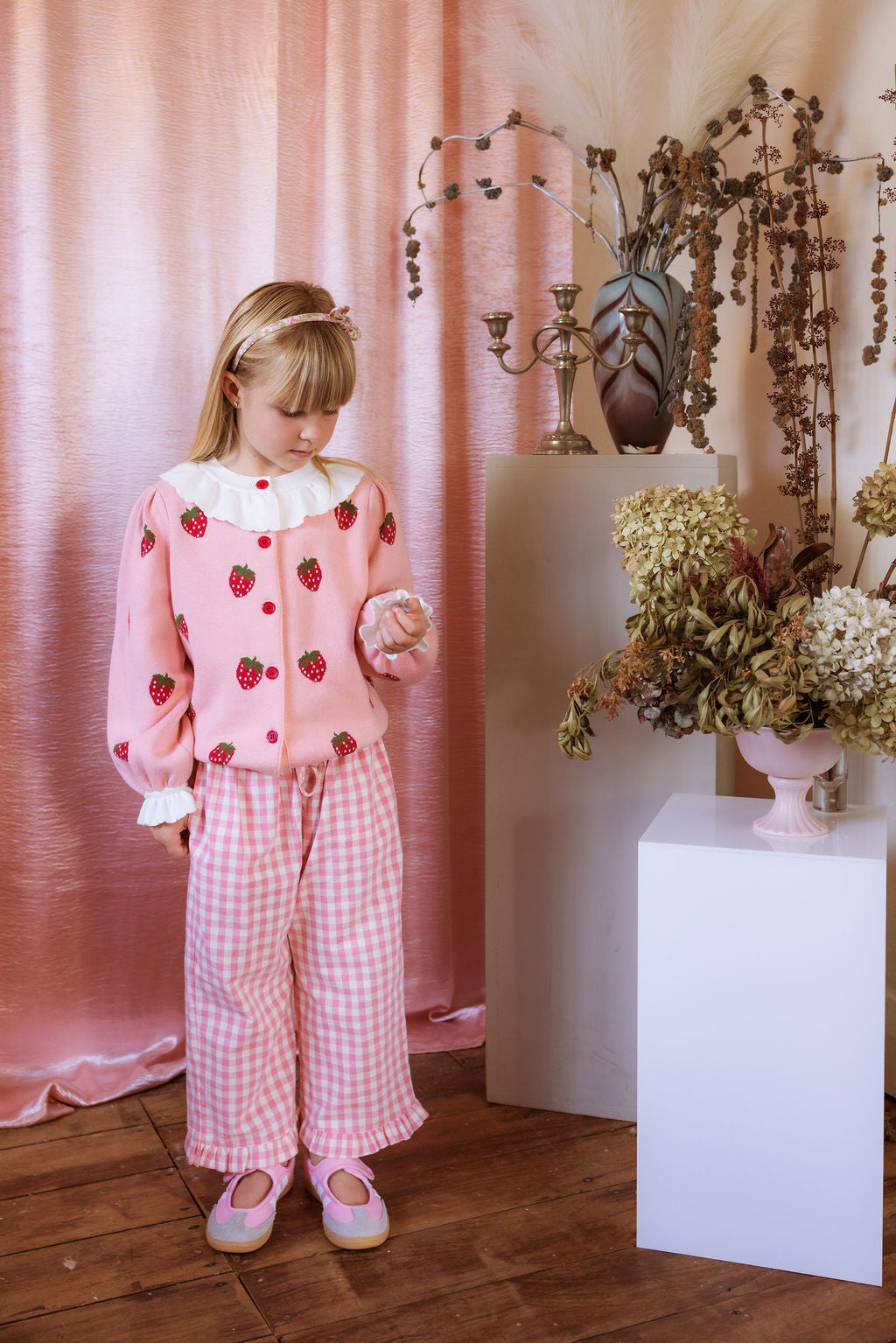 Strawberry Penelope Cardigan