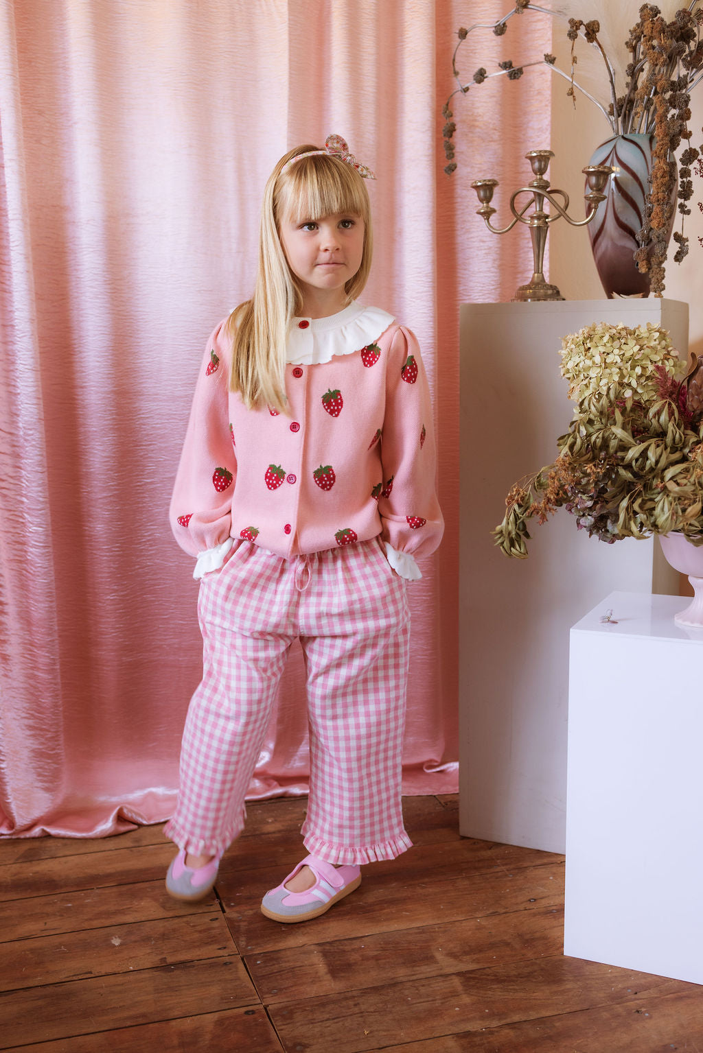 Strawberry Penelope Cardigan