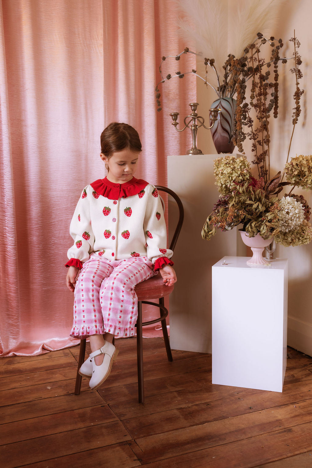 Strawberry Penelope Cardigan