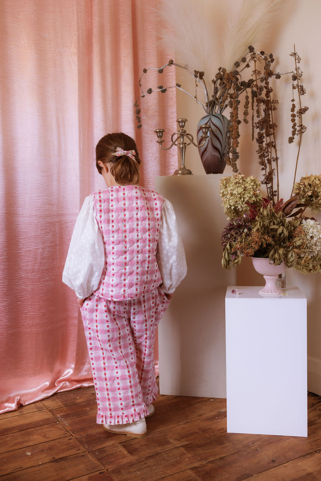 Tillie Pants - Berry Checkers