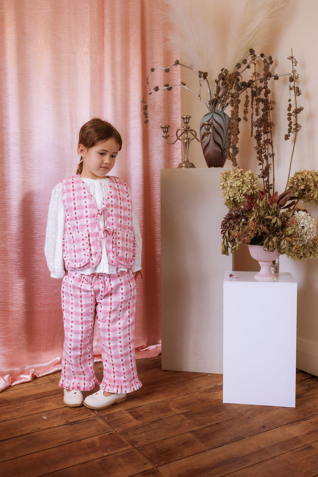 Tillie Pants - Berry Checkers