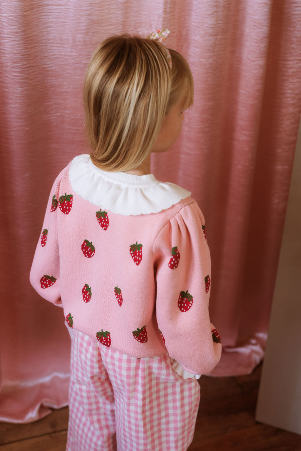 Strawberry Penelope Cardigan