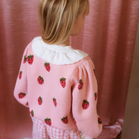 Strawberry Penelope Cardigan