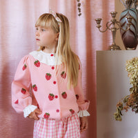 Strawberry Penelope Cardigan