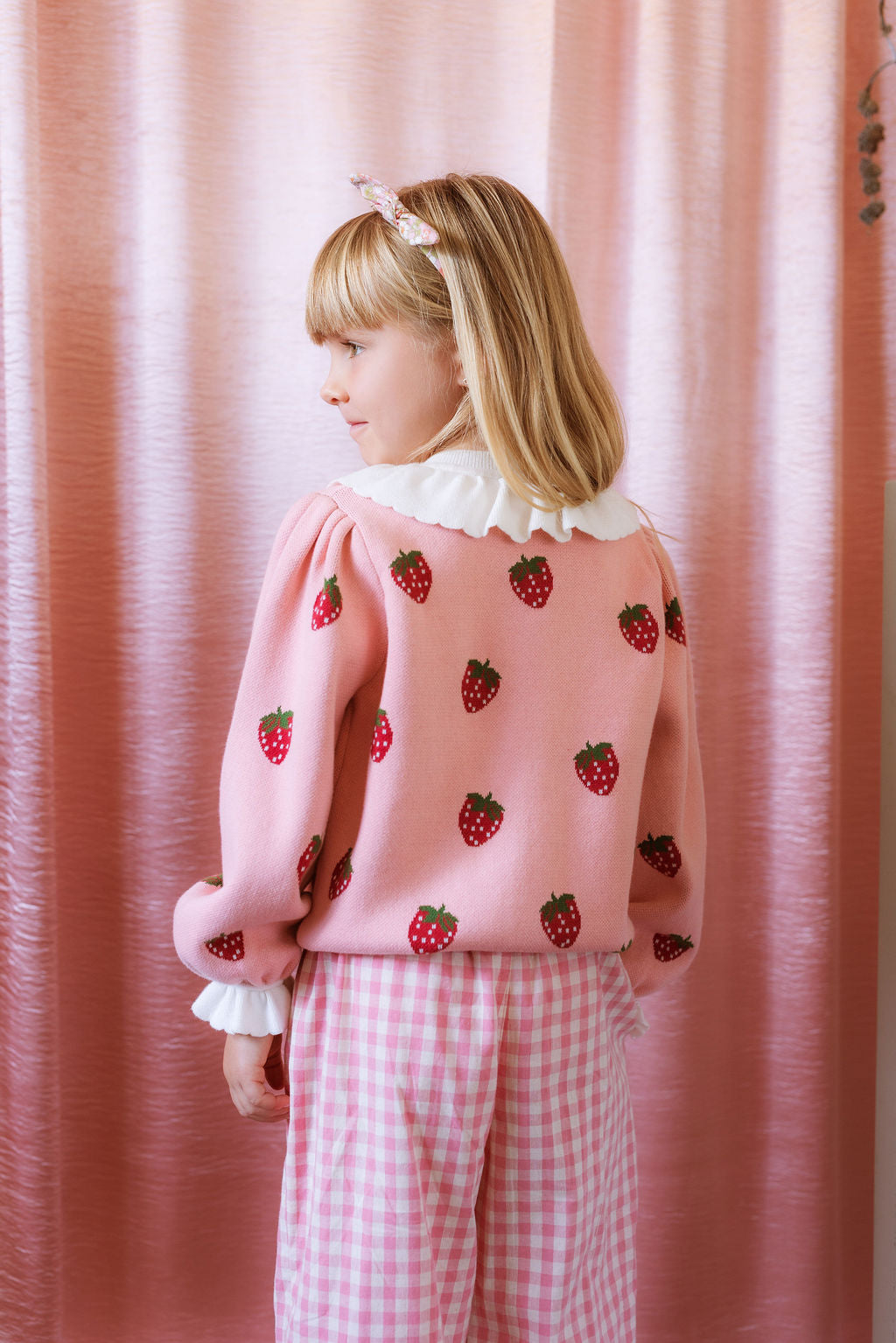 Strawberry Penelope Cardigan