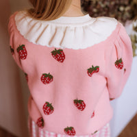 Strawberry Penelope Cardigan