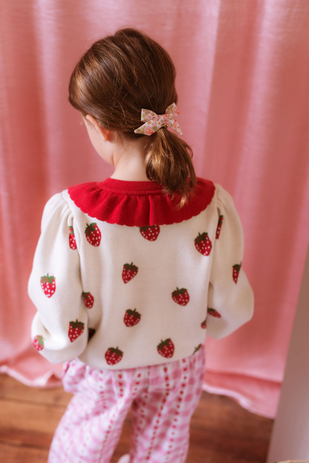 Strawberry Penelope Cardigan